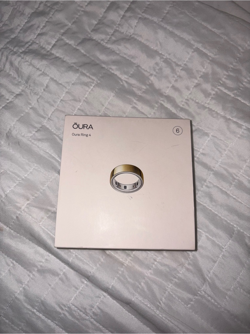 Oura Ring Gen 4, Gold size 6, new with packaging